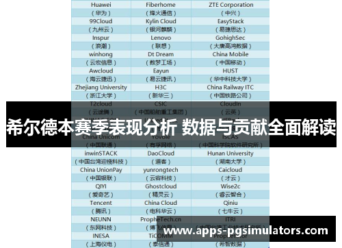 希尔德本赛季表现分析 数据与贡献全面解读