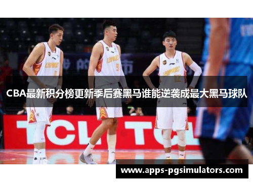 CBA最新积分榜更新季后赛黑马谁能逆袭成最大黑马球队