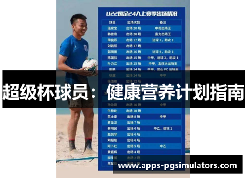 超级杯球员:健康营养计划指南 超级杯球员:健康营养计划指南