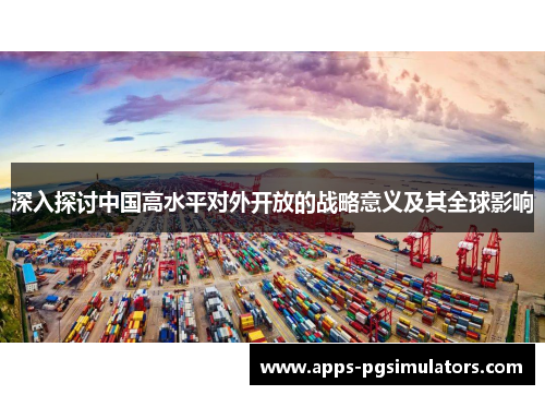 深入探讨中国高水平对外开放的战略意义及其全球影响
